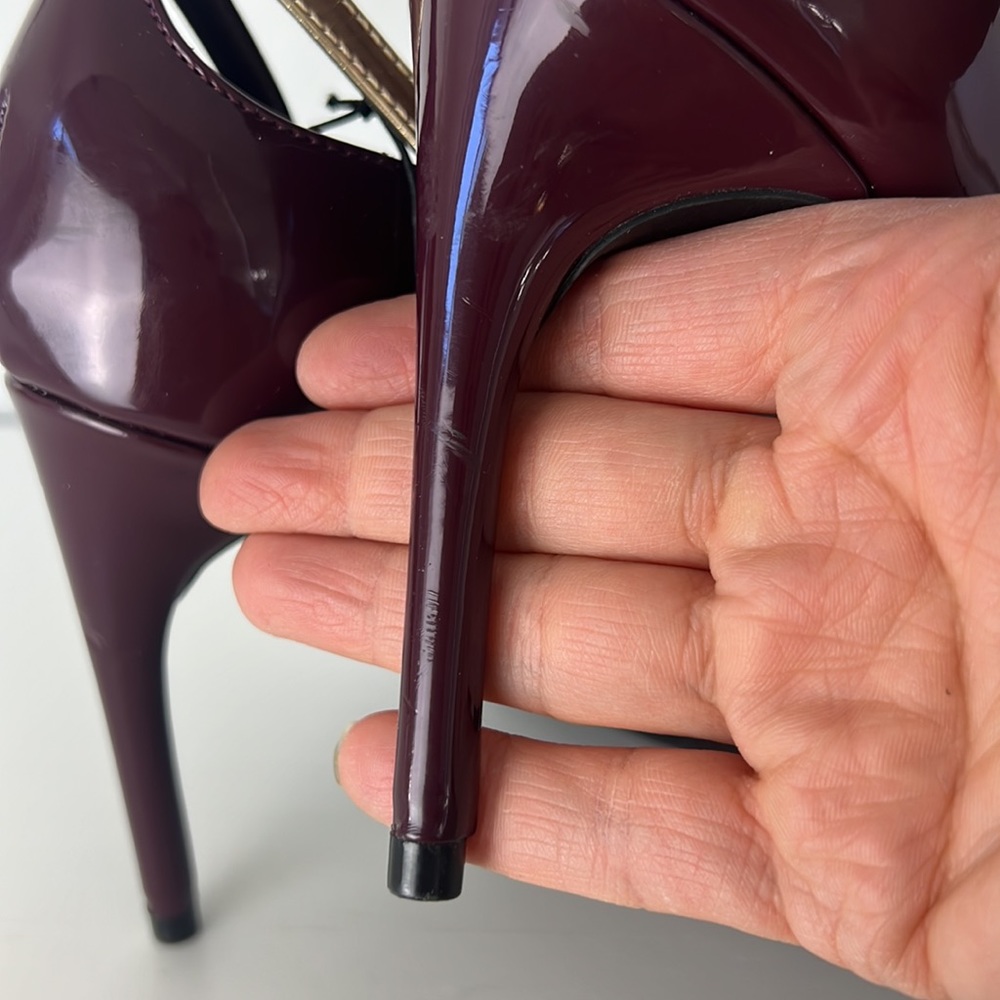 Marc Fisher‎ Garlene Patent Leather Pointed Toe Heels - Picture 6 of 7
